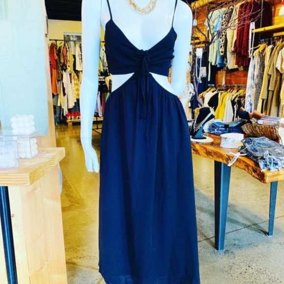 TERRA HALTER MIDI DRESS - Picture 3 of 4